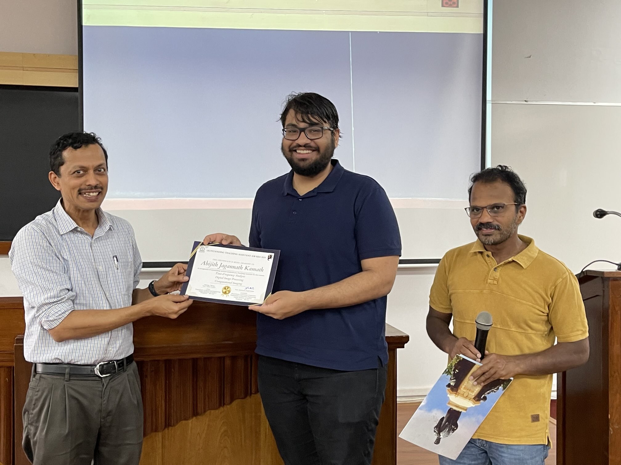 Abijith Jagannath Kamath - Outstanding Teaching Assistant Award